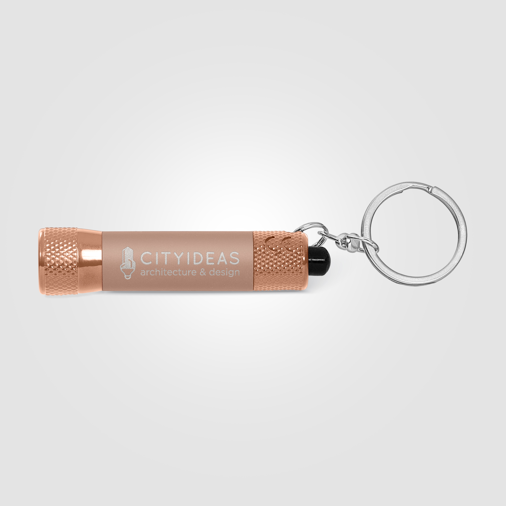 Lampe porte-clés personnalisée Chroma Softy Rose dore
